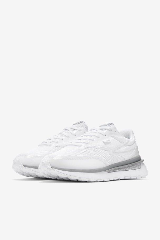Fila UK Men\'s Renno Patched White/Glacier Gray