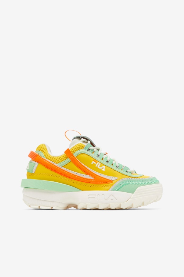 Women's Disruptor 2 Exp Lemon/Green Ash/Orange Fila UK