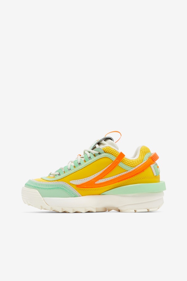Women\'s Disruptor 2 Exp Lemon/Green Ash/Orange Fila UK