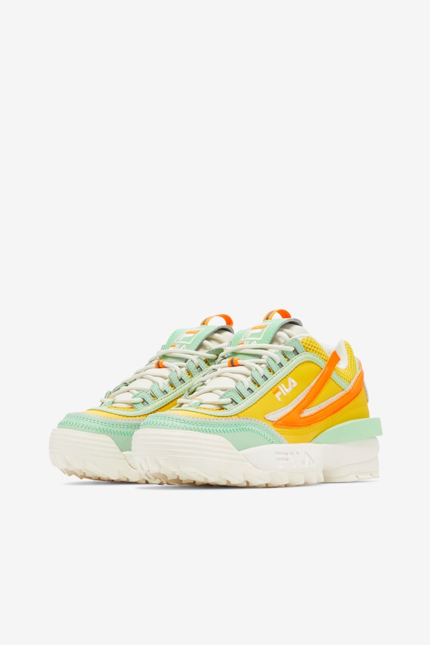 Women\'s Disruptor 2 Exp Lemon/Green Ash/Orange Fila UK