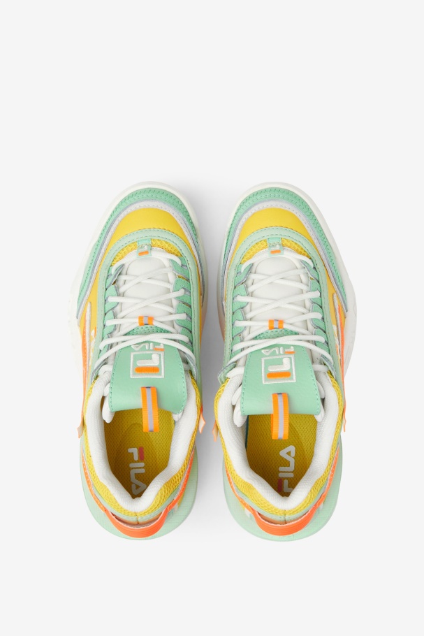 Women\'s Disruptor 2 Exp Lemon/Green Ash/Orange Fila UK