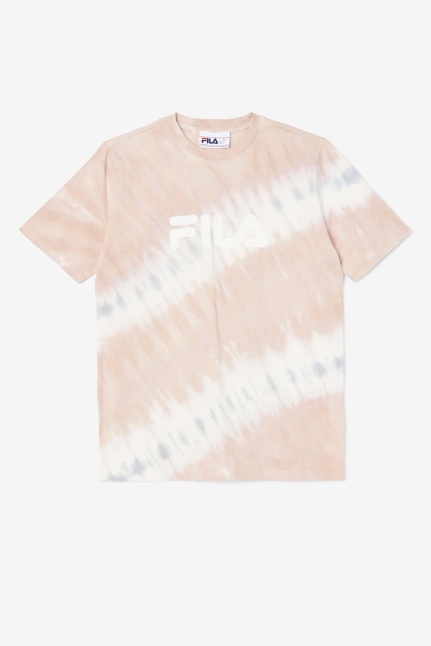 Gardenia/White/Belgian Block Alivia Tie Dye Tee Fila UK