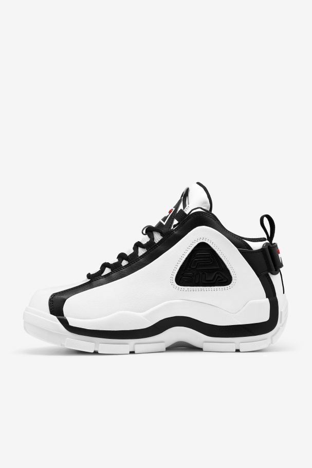 White/Black/Red Fila UK Men\'s Grant Hill 2