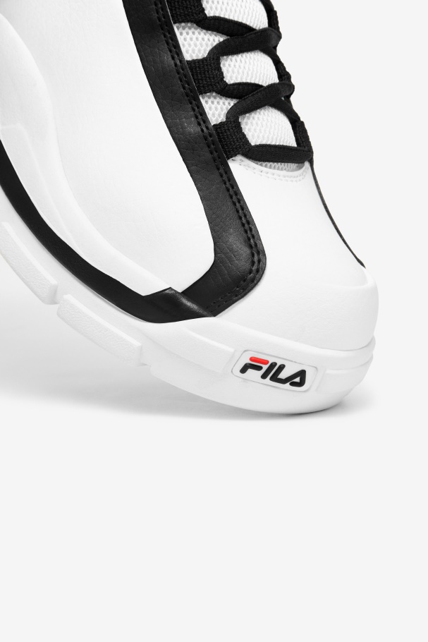 White/Black/Red Fila UK Men\'s Grant Hill 2