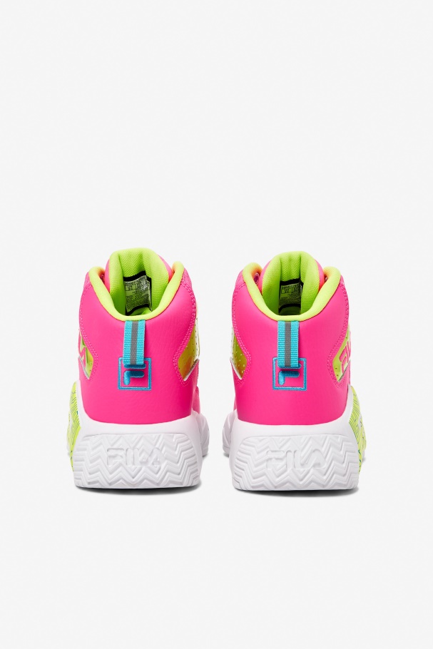 Fila UK Big Kids\' Mb Night Walk Pink/Lime Punch/White