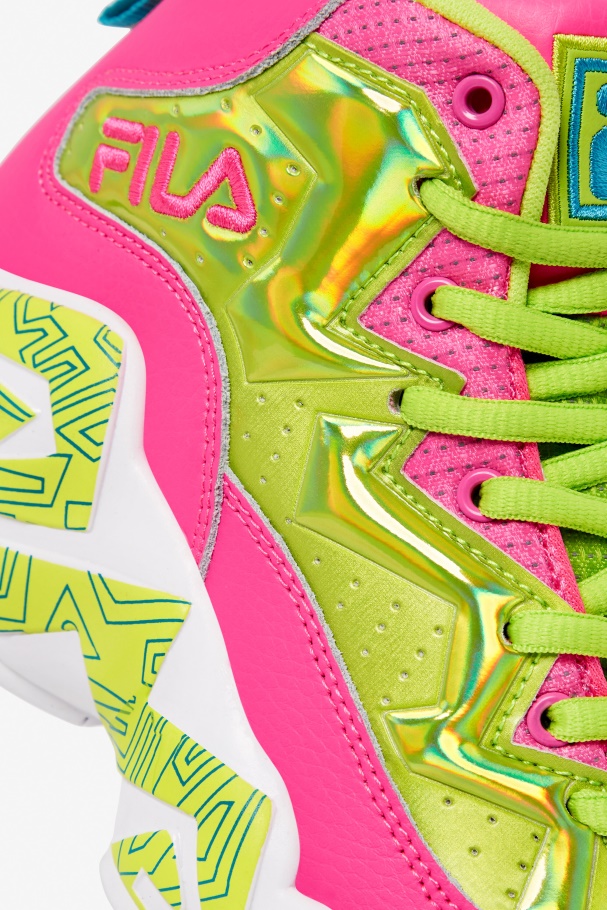 Fila UK Big Kids\' Mb Night Walk Pink/Lime Punch/White