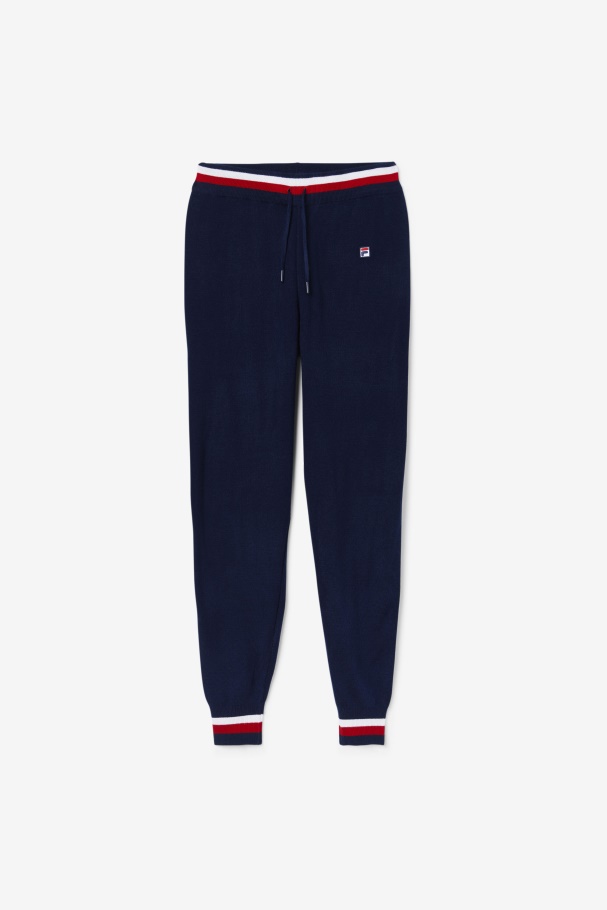 Frankie Knit Pant Fila UK Navy/Red/White