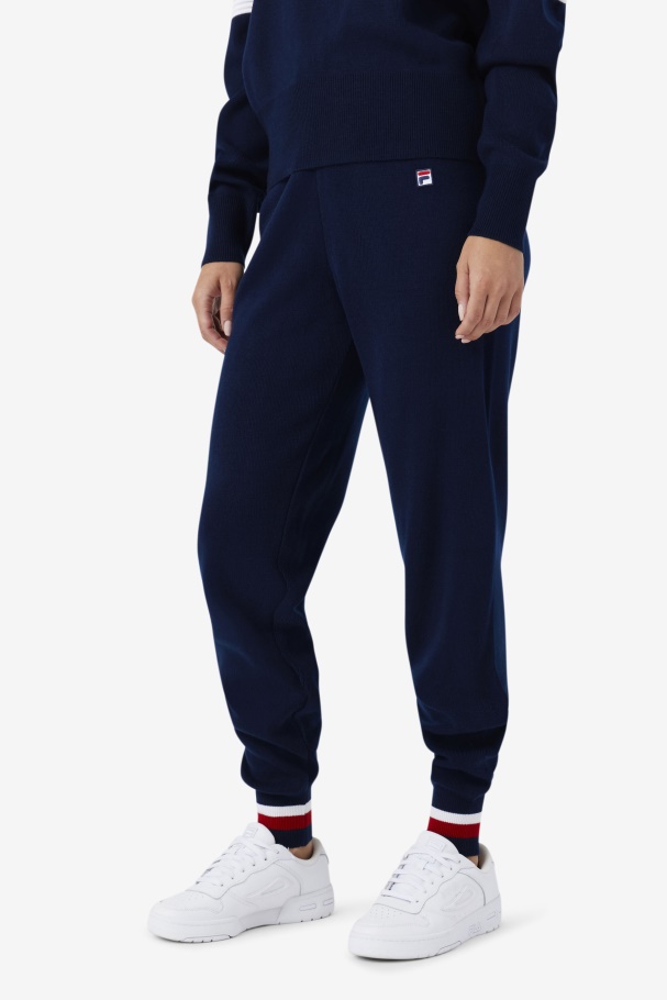 Frankie Knit Pant Fila UK Navy/Red/White