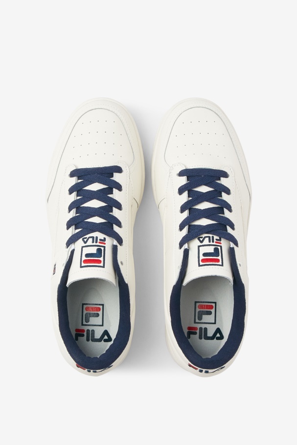 Men\'s Tennis 88 Gardenia/Navy/Red Fila UK