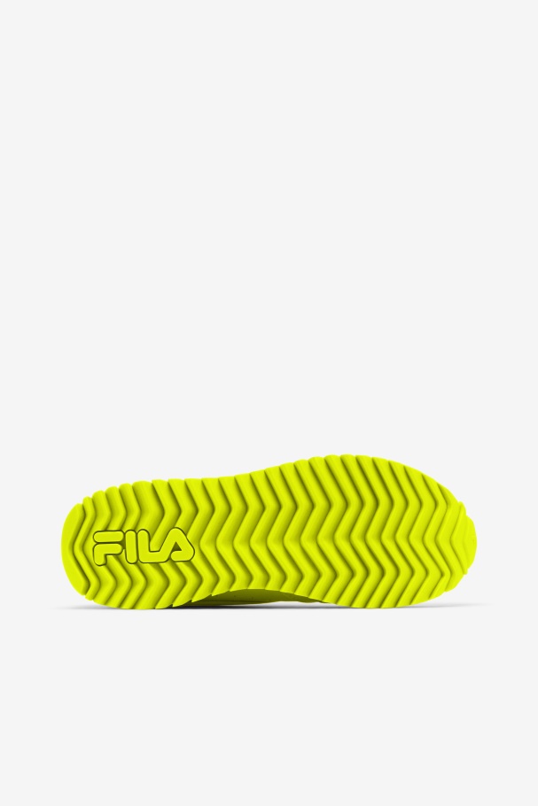 Women\'s Orbit Stripe Fila UK Yellow/Black/Brilliant White
