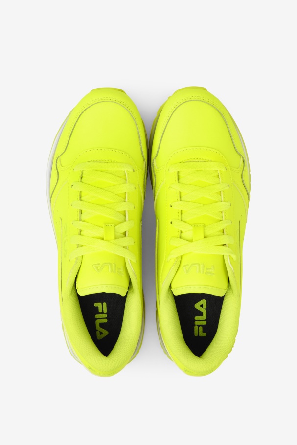 Women\'s Orbit Stripe Fila UK Yellow/Black/Brilliant White