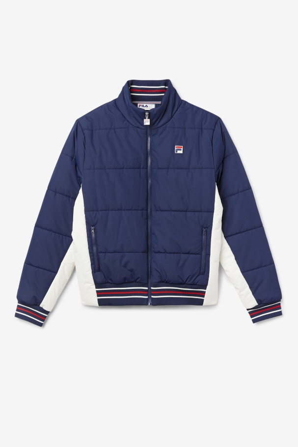 Watson Puffer Jacket Fila UK Peacoat/Gardenia