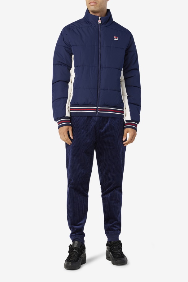 Watson Puffer Jacket Fila UK Peacoat/Gardenia