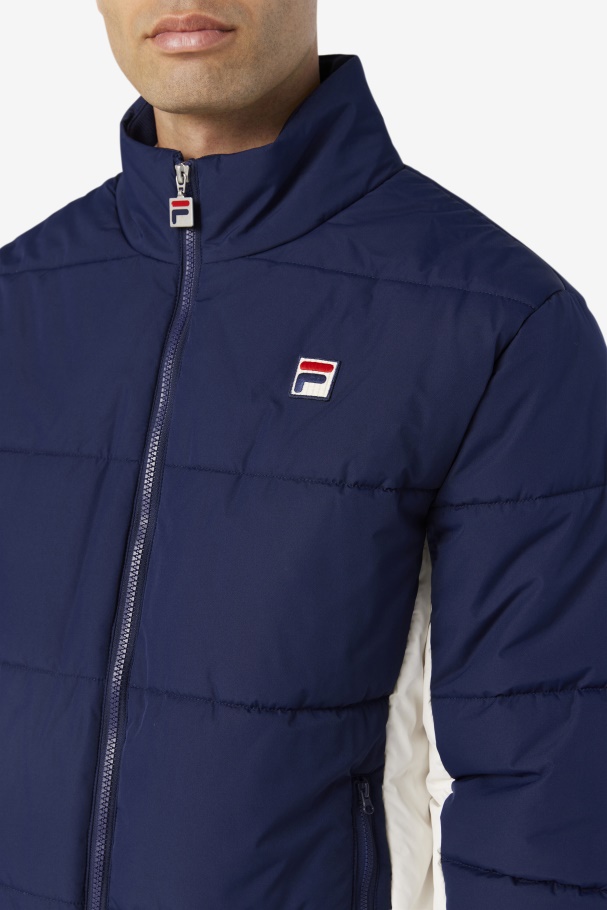 Watson Puffer Jacket Fila UK Peacoat/Gardenia