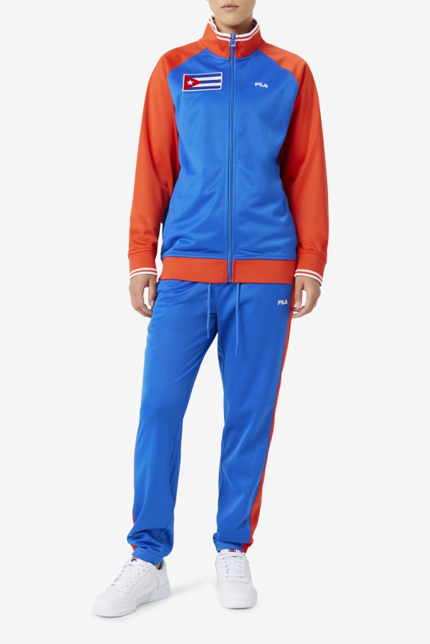 Fila UK Blue/Fiery Red Cuba Pant