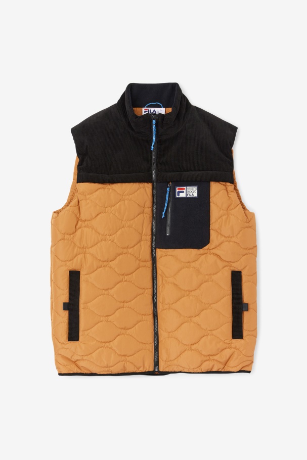 Adobe/Black Fila UK Crag Vest