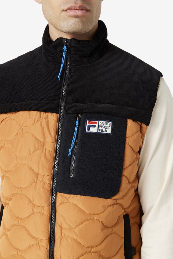 Adobe/Black Fila UK Crag Vest