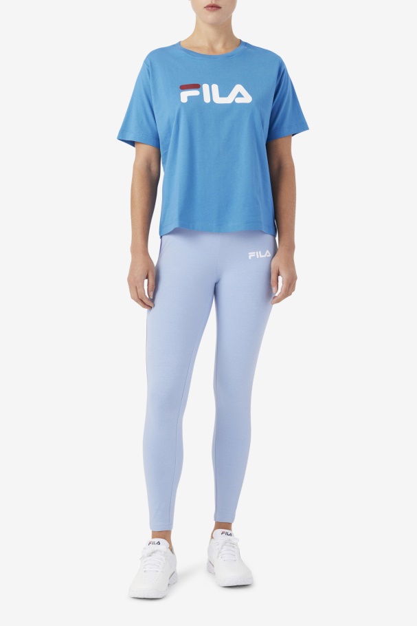 Mercy Legging Fila UK Blue/White/Blue