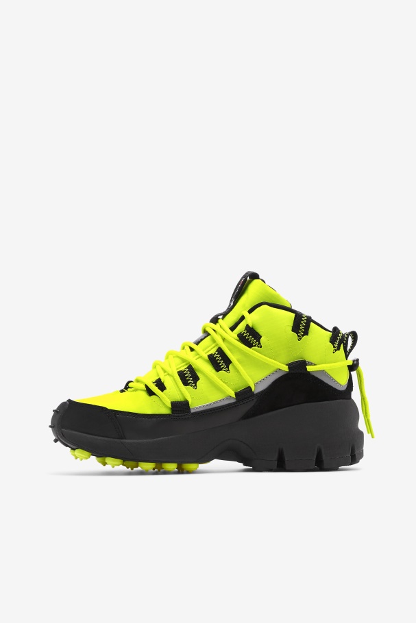 Yellow/Black/Red Women\'s Grant Hill 1 x Trailpacer Fila UK