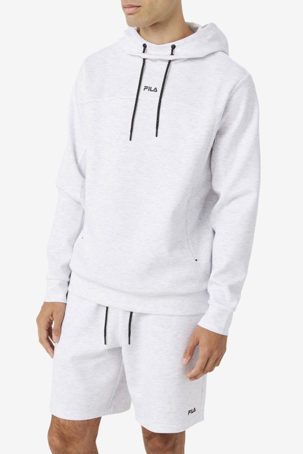 Aadheen Hoodie Bleached Marl/Black Fila UK