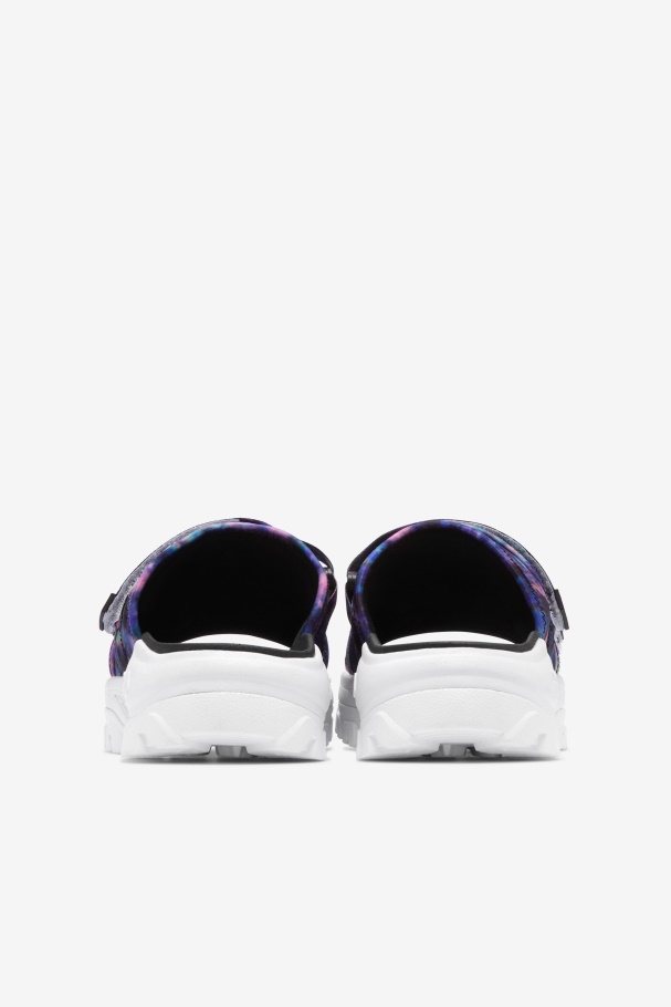 Fila UK Women\'s Tie Dye Outdoor Slide Multi/Black/White