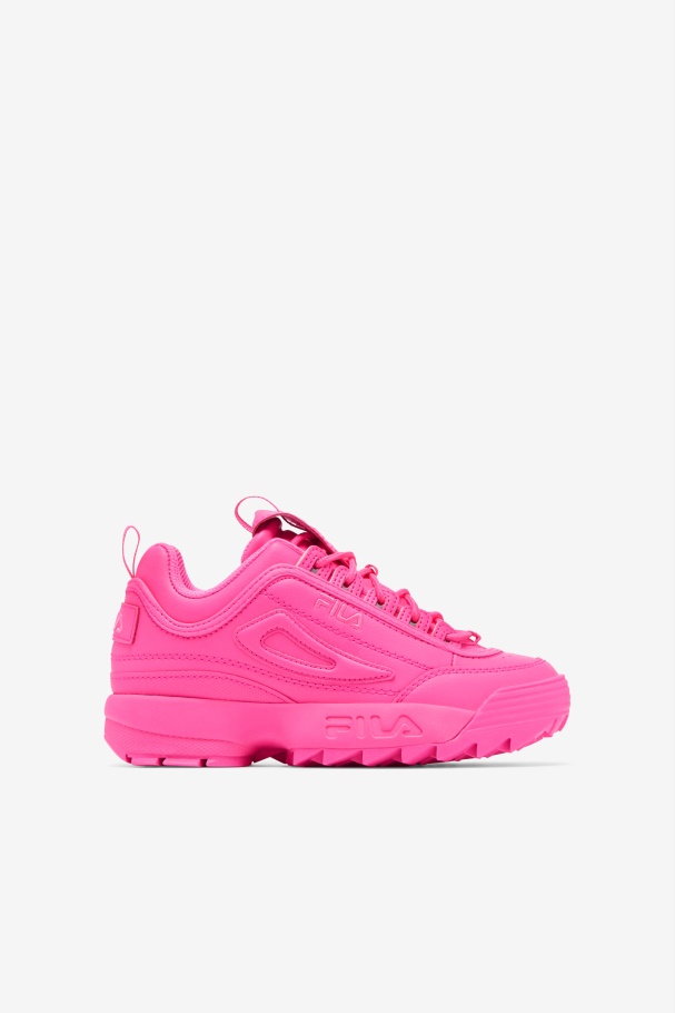 Pink Fila UK Big Kids\' Disruptor 2 Premium