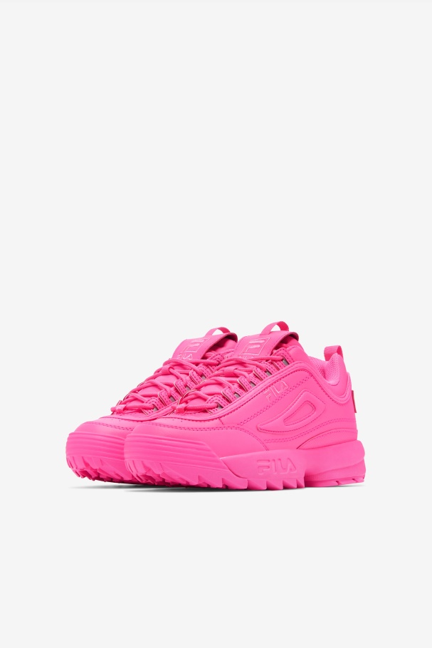 Pink Fila UK Big Kids\' Disruptor 2 Premium