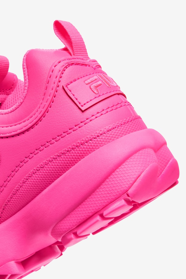 Pink Fila UK Big Kids\' Disruptor 2 Premium