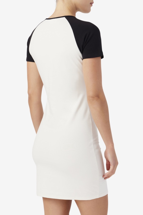 Kyra Dress Gardenia/Black Fila UK