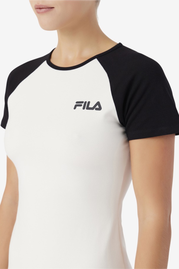 Kyra Dress Gardenia/Black Fila UK