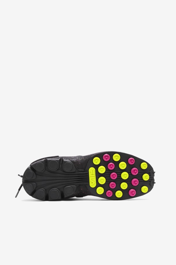 Women\'s Grant Hill 1 x Trailpacer Pink Glow/Black/Yellow Fila UK