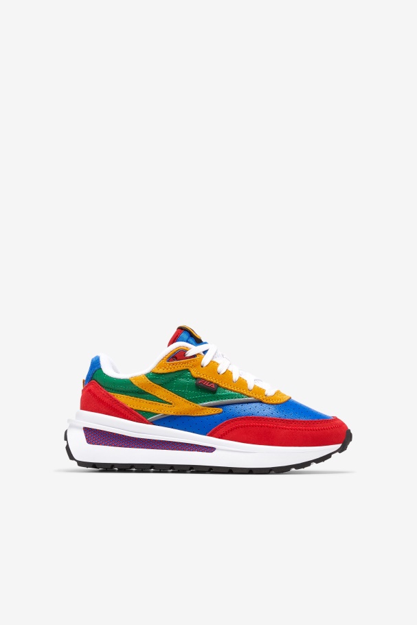 Blue/Red/Amazon Big Kids' Renno Premium Fila UK