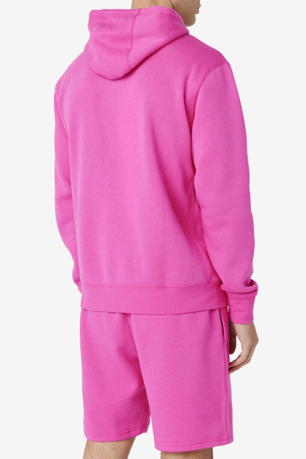Algot Hoodie Fila UK Pink Glo