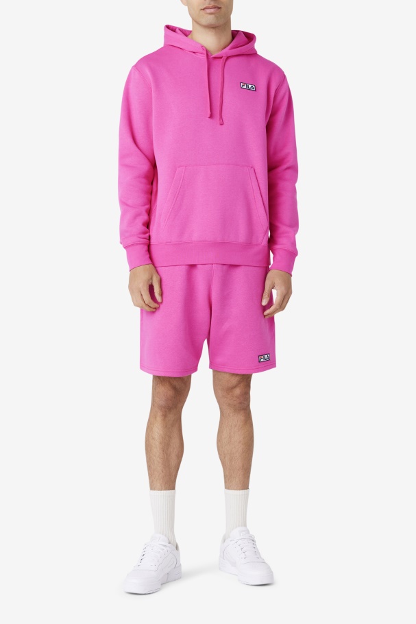 Algot Hoodie Fila UK Pink Glo
