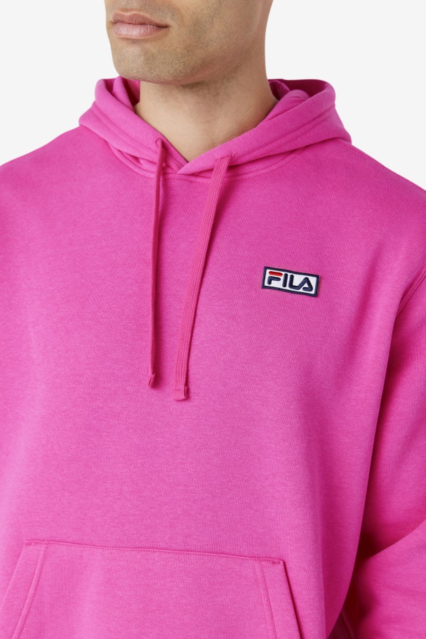 Algot Hoodie Fila UK Pink Glo