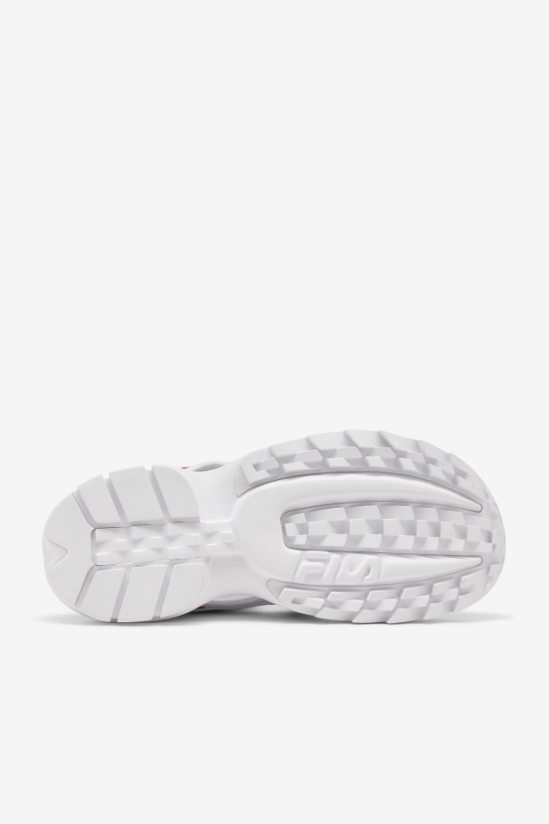 Fila UK Men\'s Disruptor Sandal White/Navy/Red