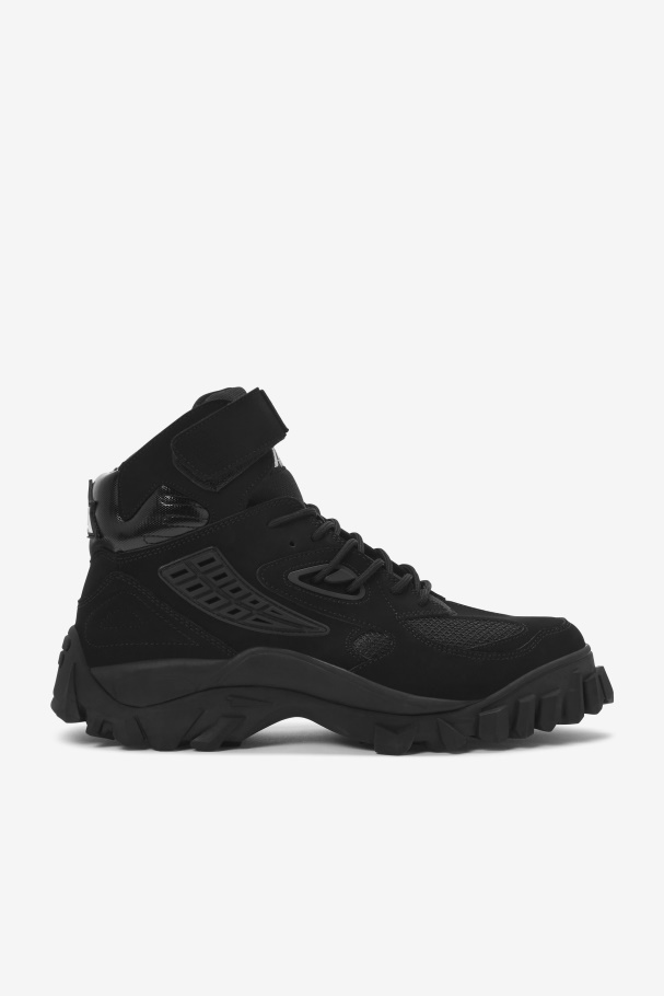 Men's Yak Boots Black/Gardenia Fila UK