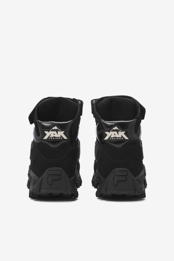 Men\'s Yak Boots Black/Gardenia Fila UK