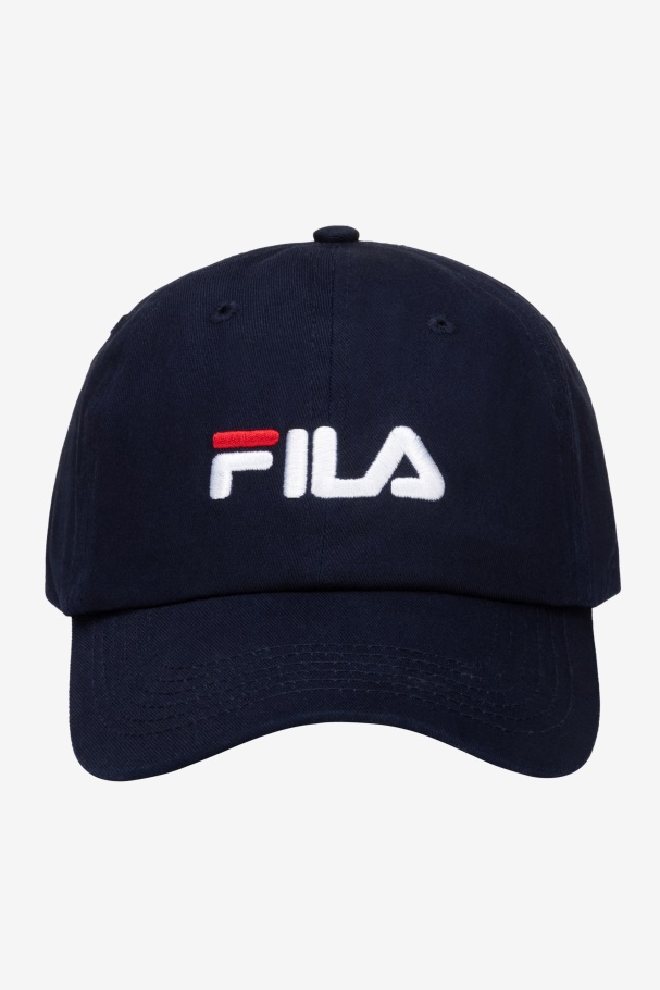 Fila UK Embroidered Logo Baseball Hat Navy