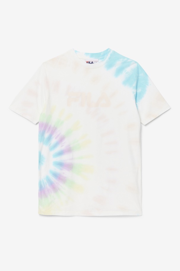 Double Cream Tie Dye Fila UK Alivia Tie Dye Tee