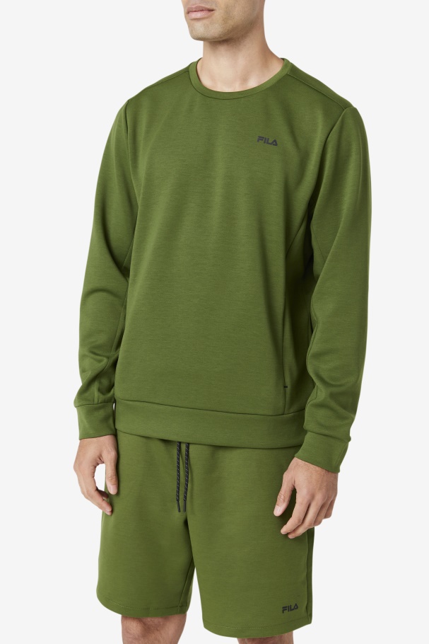 Emry Crew Fila UK Chive/Black