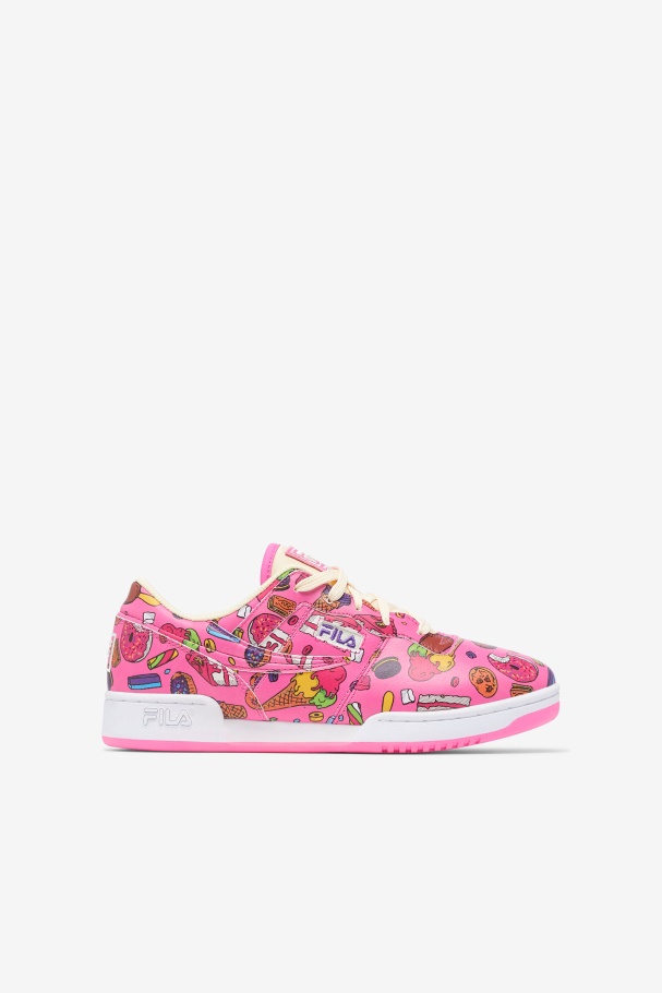 Sugar Plum/Purple/Lemon Fila UK Big Kids' Original Fitness