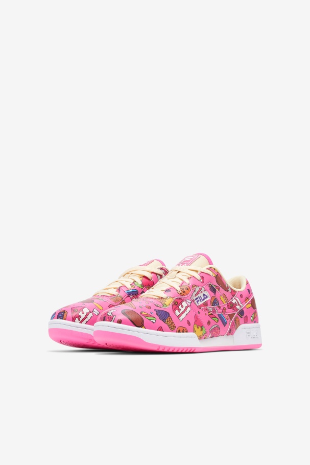 Sugar Plum/Purple/Lemon Fila UK Big Kids\' Original Fitness