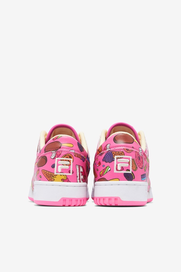 Sugar Plum/Purple/Lemon Fila UK Big Kids\' Original Fitness