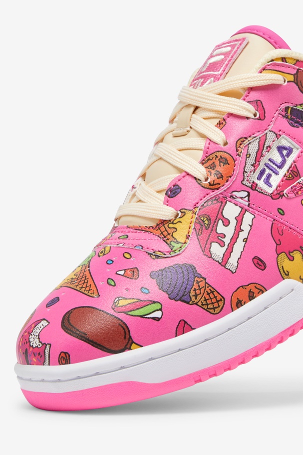 Sugar Plum/Purple/Lemon Fila UK Big Kids\' Original Fitness
