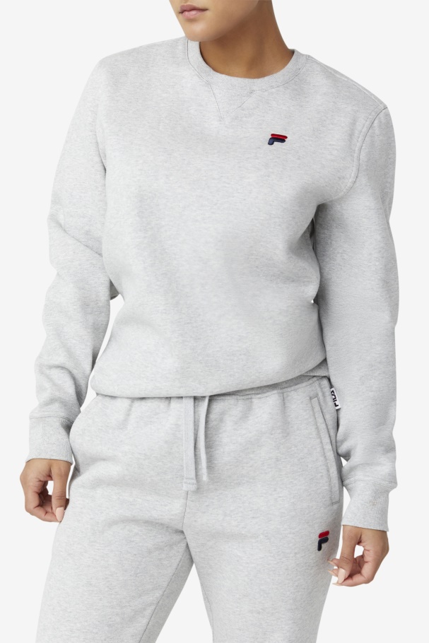 Light Grey Kieve Sweatshirt Fila UK