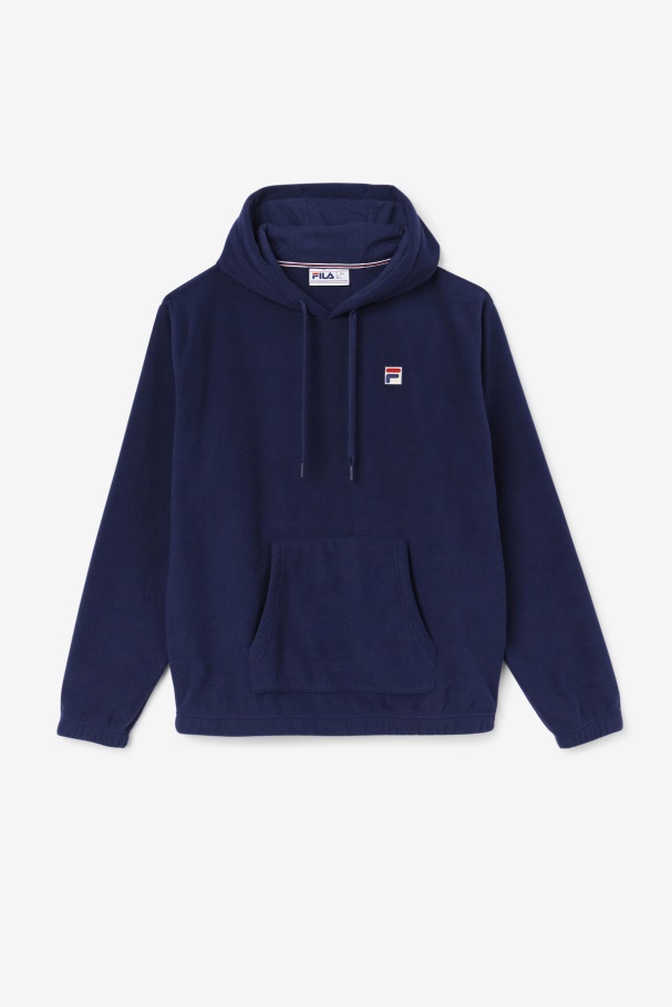 Fila UK Finn Fleece Hoodie Navy