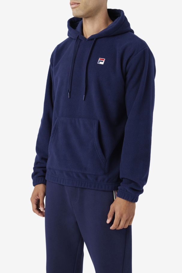 Fila UK Finn Fleece Hoodie Navy