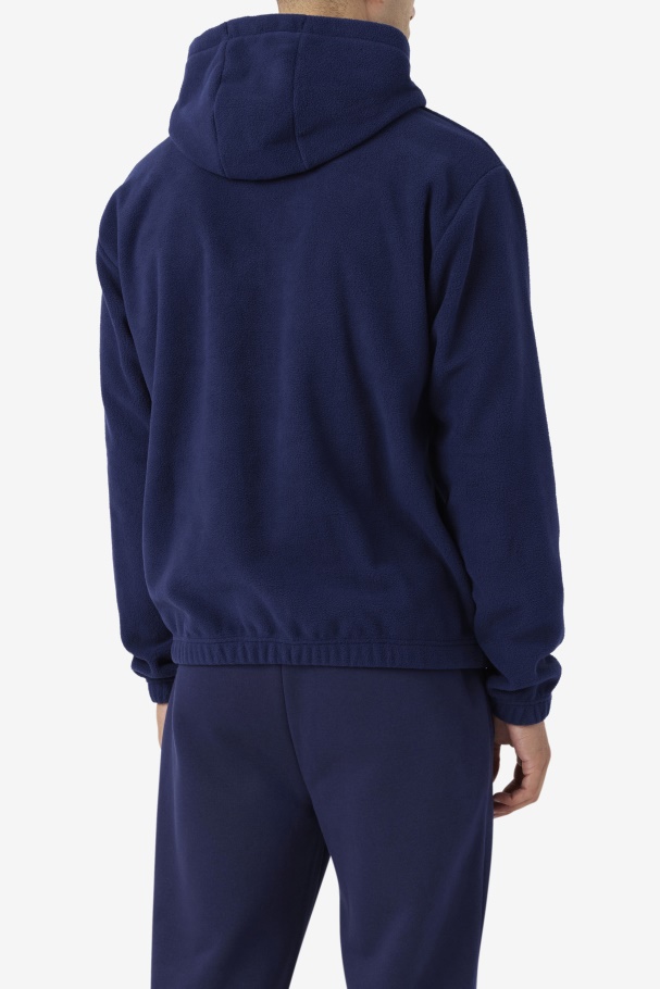 Fila UK Finn Fleece Hoodie Navy