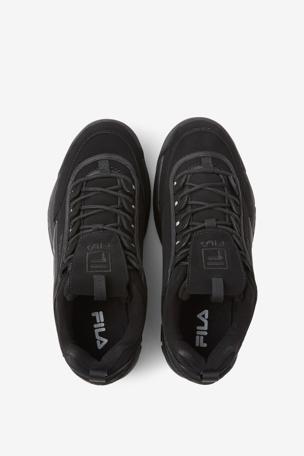 Men\'s Disruptor 2 Fila UK Triple Black